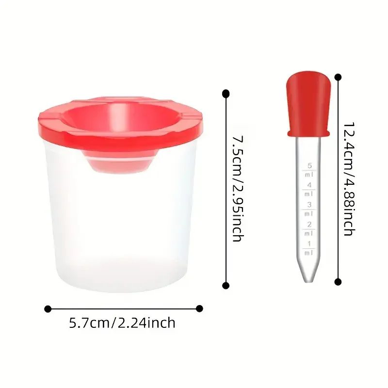 Kids Water Sensory Play Set, PP Material Pigment Dropper, Science Experiment Game, Fine Motor Skills Development