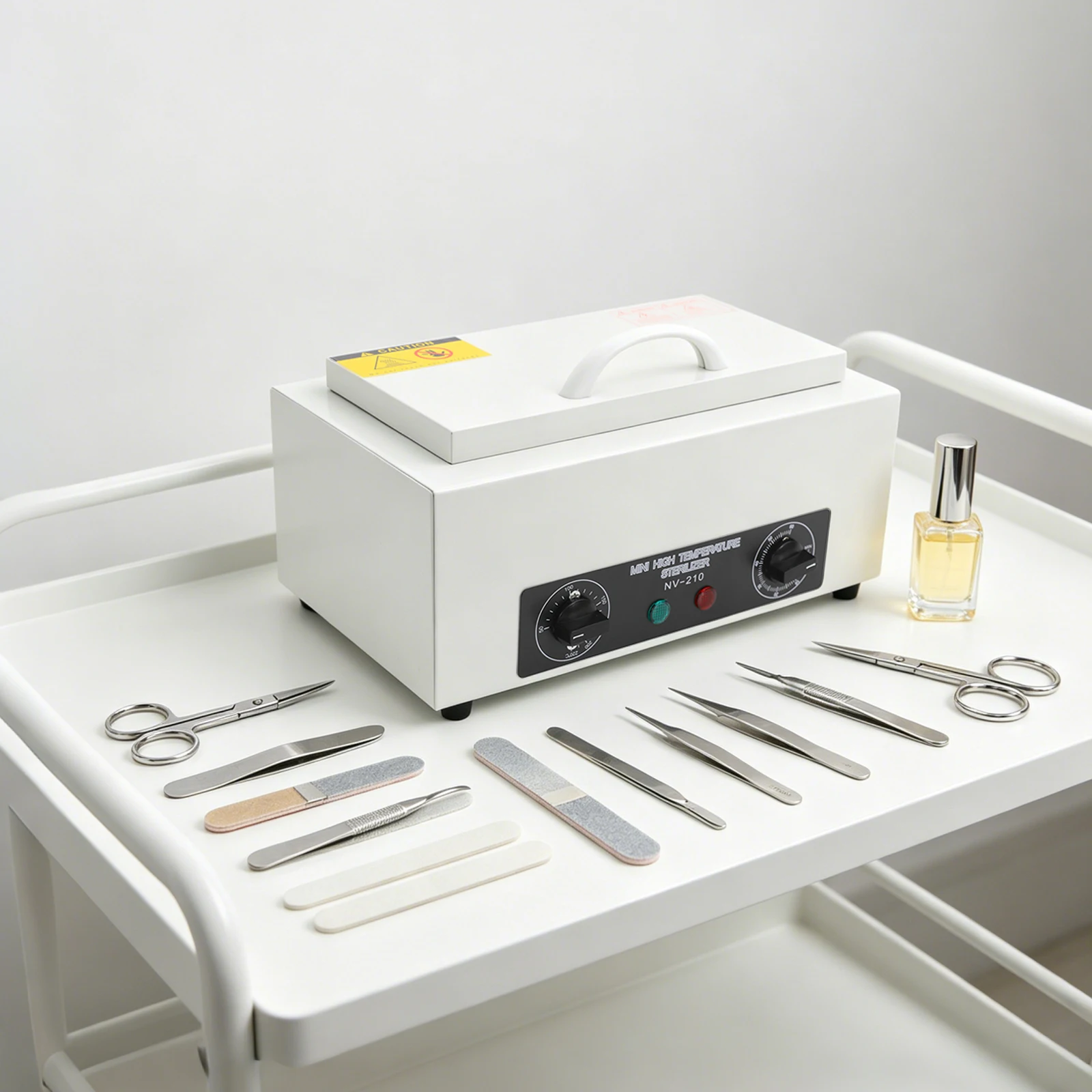 Image of Hochtemperatur-Desinfektionsbox, elektrische Hochtemperatur-Heizung, Sterilisation, Zahnbehandlung, Schönheitssalon, Nagelwerkzeuge