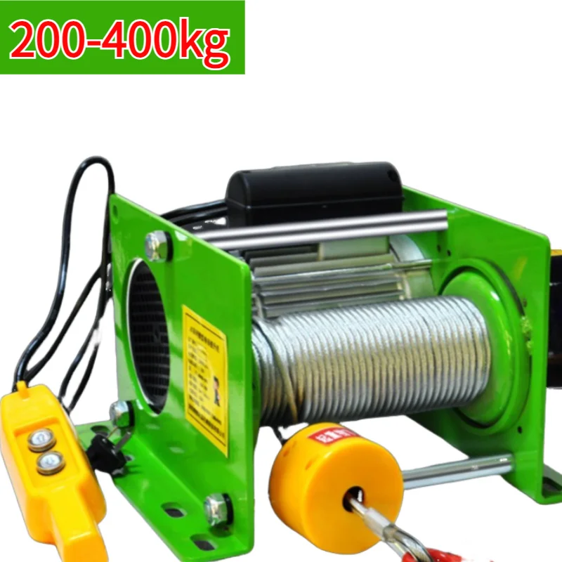 ﻿ Electric Hoist Wire Rope Winch German Type Hoist 30M Lifting Capacity 200-400kg Small Lifting Tools German Style Winch