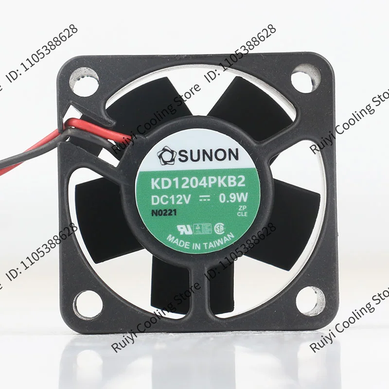 New SUNON KD1204PKB2 4020 12V 0.9W 4CM Switching Fan for Heat Dissipation and Quiet Operation