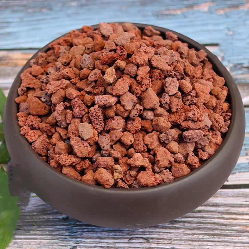 500g/1000g Red Volcanic Rock Succulent Plant Planting Bedding Granular Fish Tank Water Purification Materials Gardening Supplies