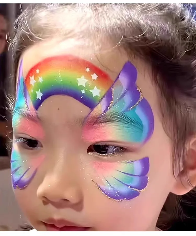 水彩ストロークグリッターチョークフェイシャルパフォーマンス手作りDIYアルバム装飾グリッター接着剤セットグリッター接着剤ステージ