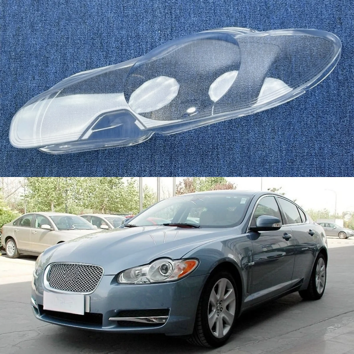 

For Jaguar XF XFL 2008 2009 2010 2011 Auto Accessories Lampshade Headlight Lens Car Front Headlight Lens Cover Lights Shell
