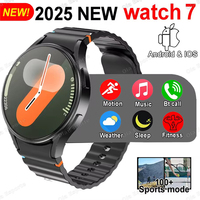 New Watch 7 Max Smart Watch GPS Sports Track AMOLED HD Screen Bluetooth Call Heart Rate Health Monitor Smartwatch Men Women 2025