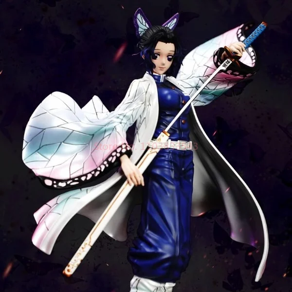 Anime Demon Slayer Action Figure Tsugikuni Yoriichi Kokushibou Gk ประติมากรรมเดสก์ท็อปเครื่องประดับสะสมของเล่นเด็กของขวัญ