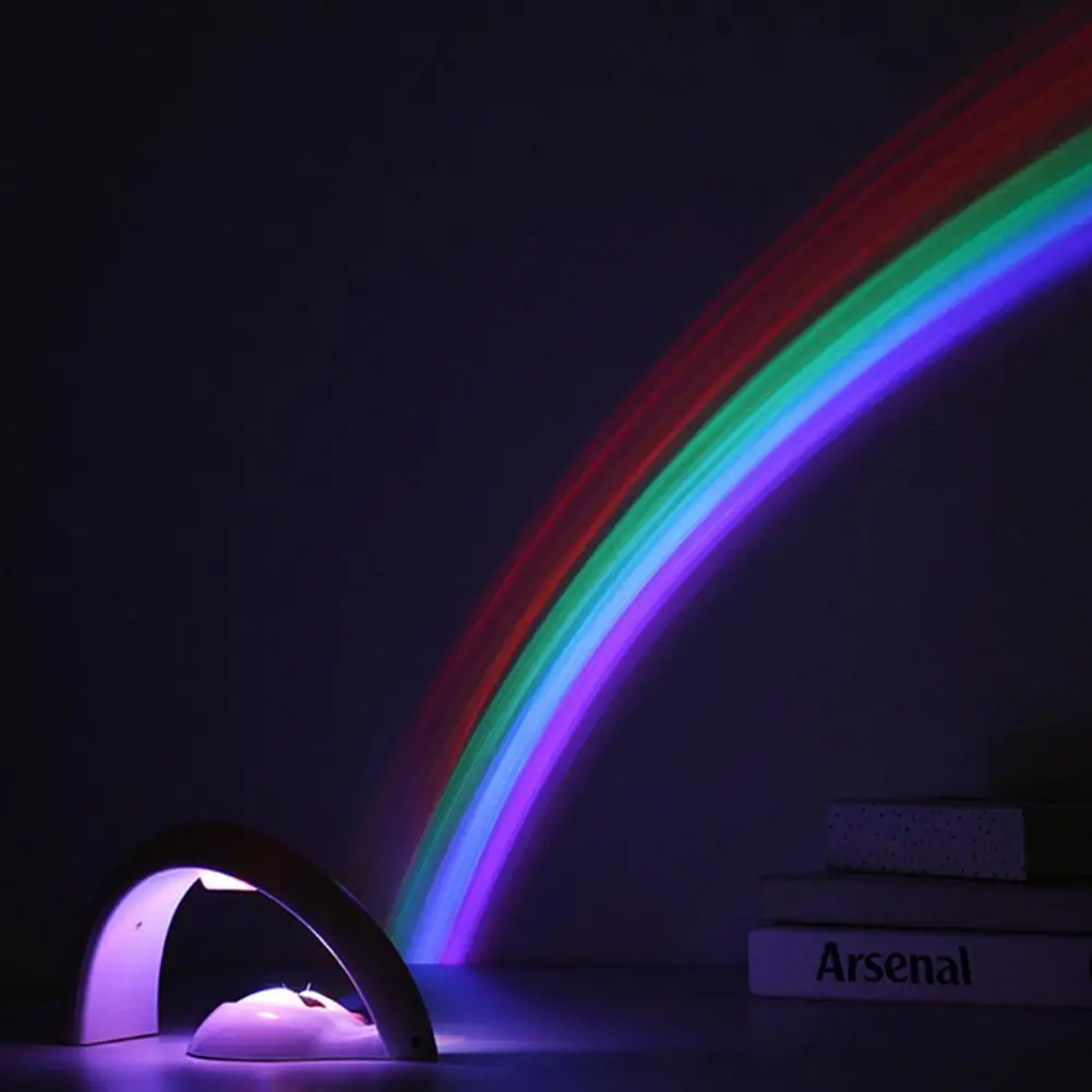 RGB Colorful Projection Lamp 3 Modes Led Night Light Table Lamp For Kids Bedroom Home Decoration