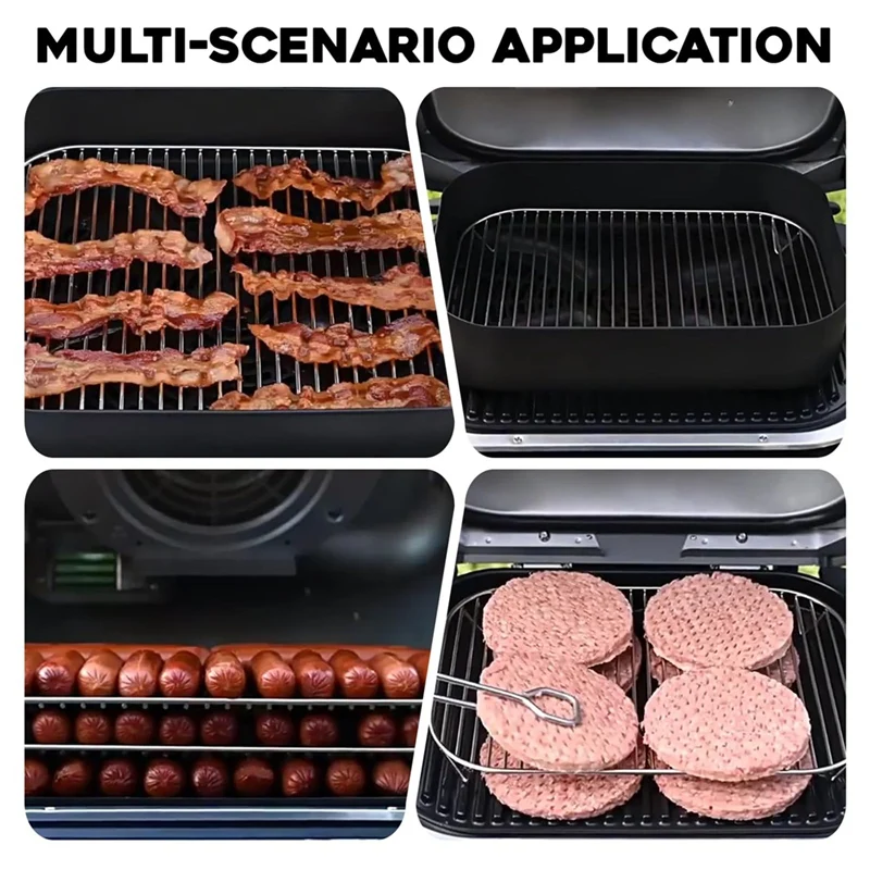 

【A45D】Cooking Grate for Ninja Woodfire,Grill Hot Air Fryer Grill Grate, Stainless Steel Fryer Grill, Air Fryer Accessories