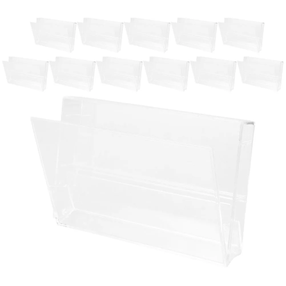 12Pcs Cassette Tape Storage Holder Transparent Plastic Retro Cassette Organizer Compact Portable Music Tape Protection Case - Image 2