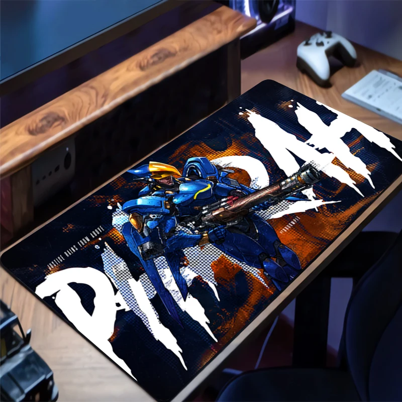 Gaming Mouse Pad O-overwatch Pharah Accessories Office Gamer Keyboard Desk Mat Non-Slip Laptop ground mat Large PC game Mousepad