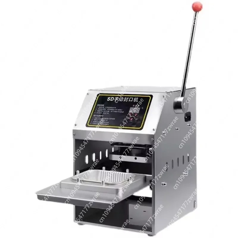 Electric Aluminum Foil Takeaway Lunch Box Heat Sealing Machine Commercial Packaging Semi-automatic Easy To Operate