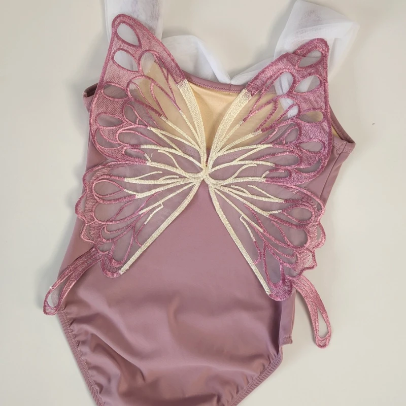 แฟชั่นฤดูร้อนผีเสื้อ Fairy เสื้อผ้าเด็กชุดเต้นรําหญิงเต้นรําเสื้อผ้าใหม่ Suspenders