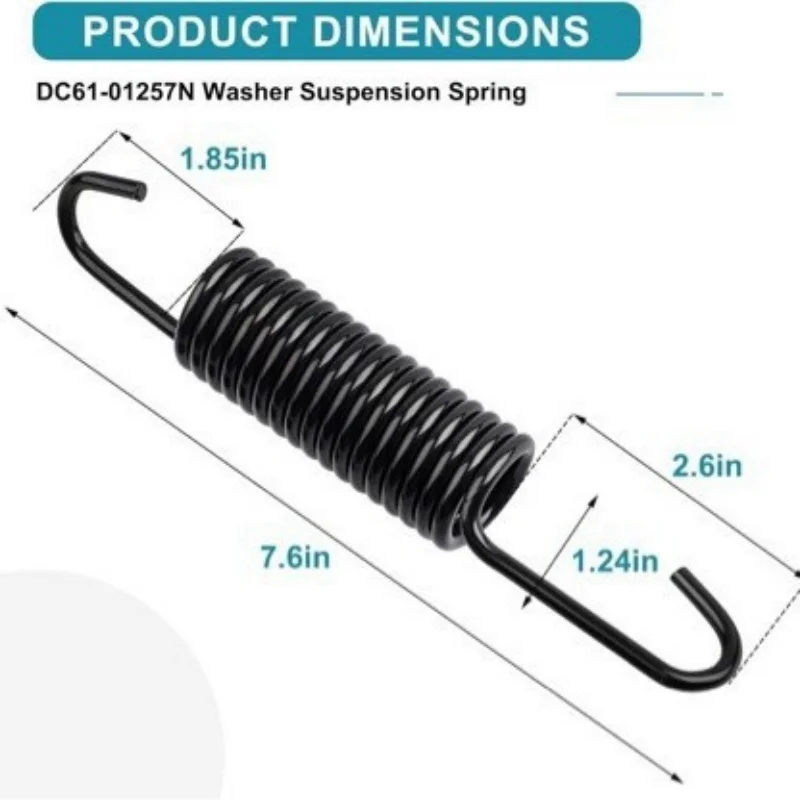 DC61-01257M DC61-01257N Washing Machine Hanger Spring for Samsung Washer Suspension Spring Replacement