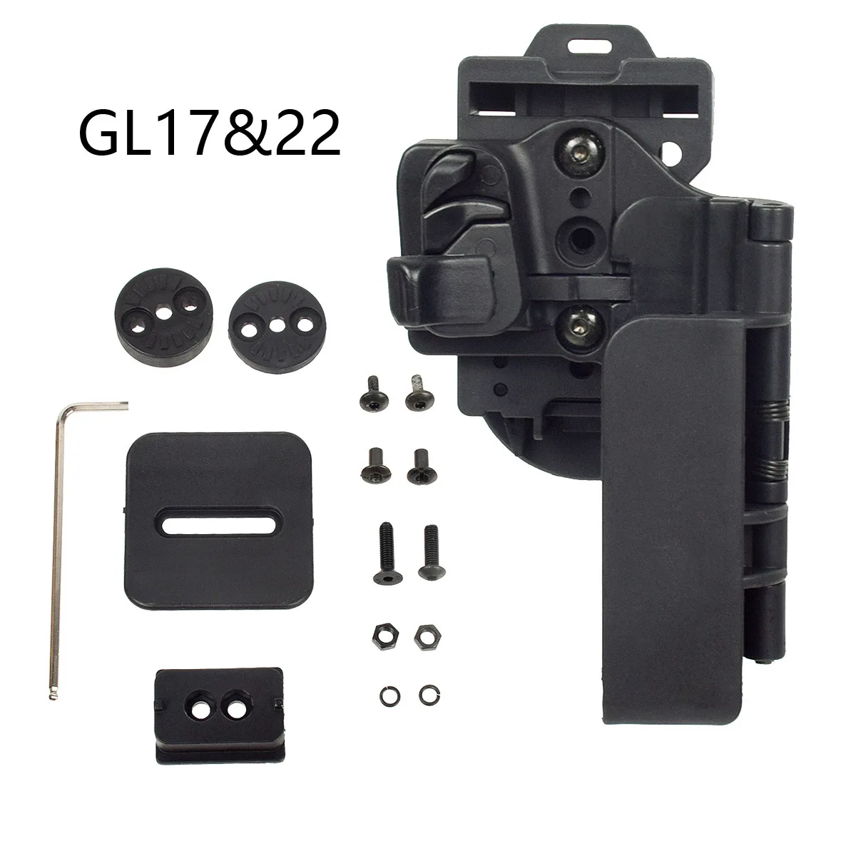 Outdoor Level 3 Tactical Right hand Holster for G19 Glock 17 / Glock 22 Holster 31 (Gen 1-4) Glock 19 19X 25 44 G45 Glock 23 32
