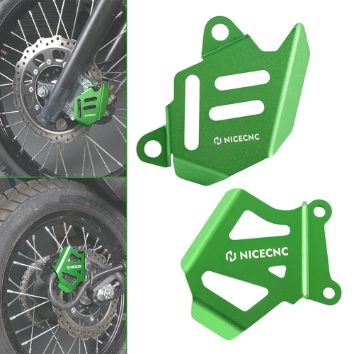 Imagen 2 del producto Para Kawasaki KLR 650 cubierta protectora de pinza de freno delantero/trasero Protector de pinza de freno para Kawasaki KLR650 2008-2024 2023 2022 2021