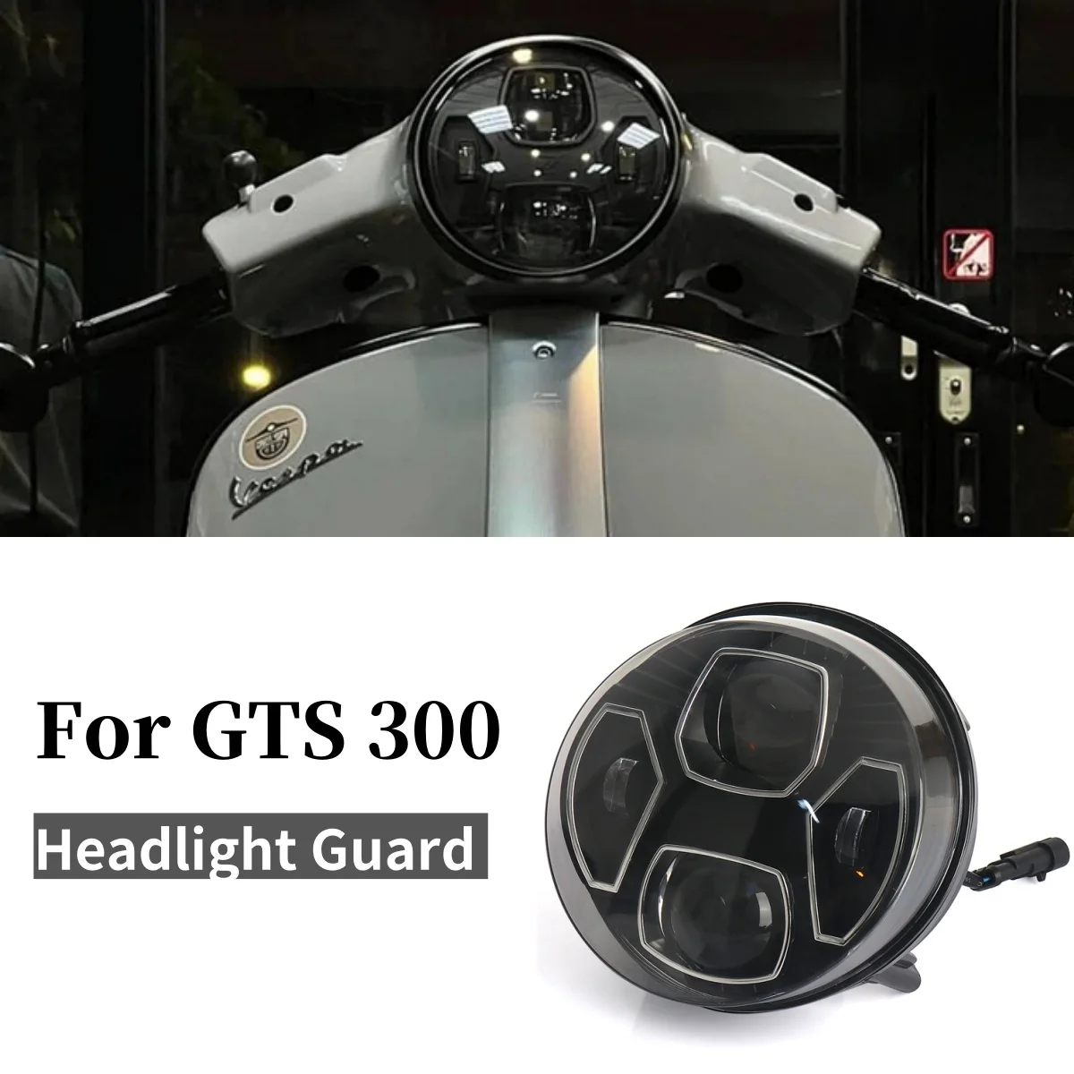 

Светодиодная фара для мотоцикла, 3-цветная передняя лампа, мигалка, индикатор для Vespa GTS300 GTS 300 gts300 Gts300, аксессуары для мотоциклов