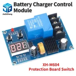 XH-M604 Battery Charger Control Module DC 6-60V Storage Lithium Battery Charging Control Protection Board Switch