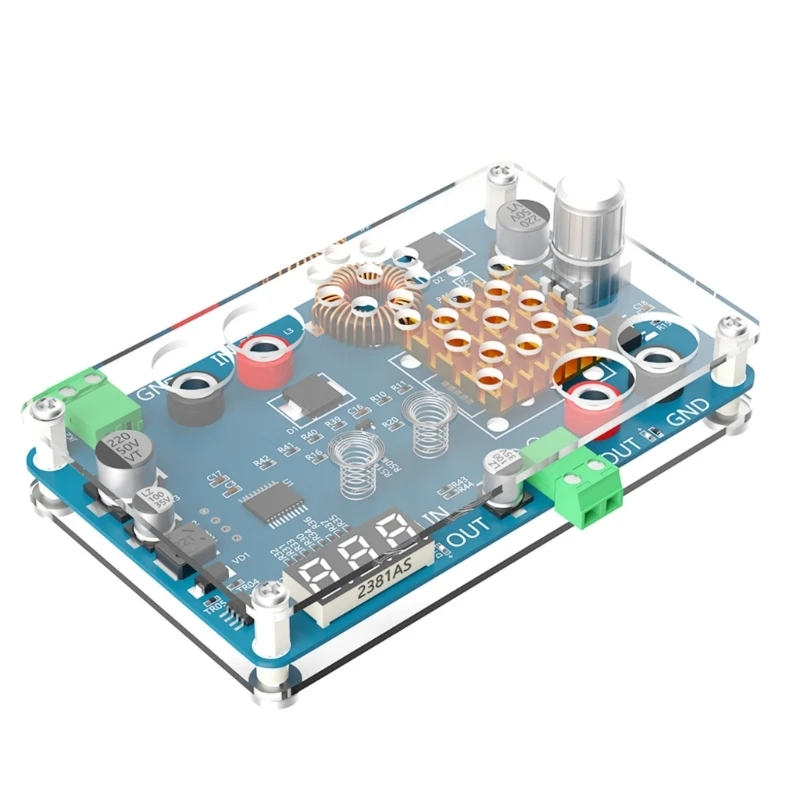 3A DCDC Adjustable Bucking Converters 5-32V to 5-45V Step Down Power Supply Power Converters Voltages Regulator Power 37JD