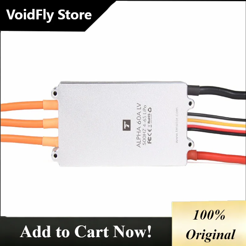 VoidFly T-Motor ALPHA 60A 6S FOC ESC High Efficiency Electronic Speed Controller Low Voltage ESC For BrushlessMotor Multicopter