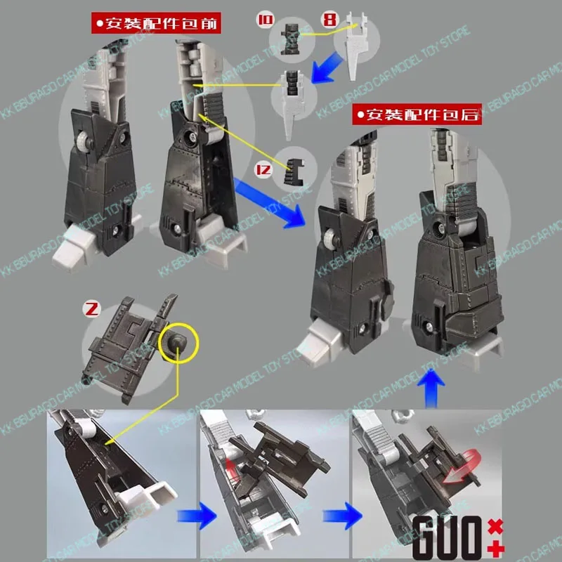 GUO Transformation Heart of Steel  Timeline Action Figures Upgrade Kit Accessories Model Toys Optimization GO BETTER Fans Gift