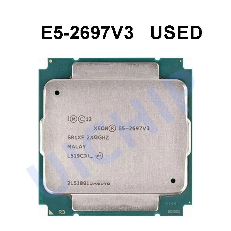 100% Original Xeon E5-2697 v3 E5 2697 v3 E5 2697v3 2.6 GHz Fourteen Cores 35M 145W CPU Processor LGA 2011-3