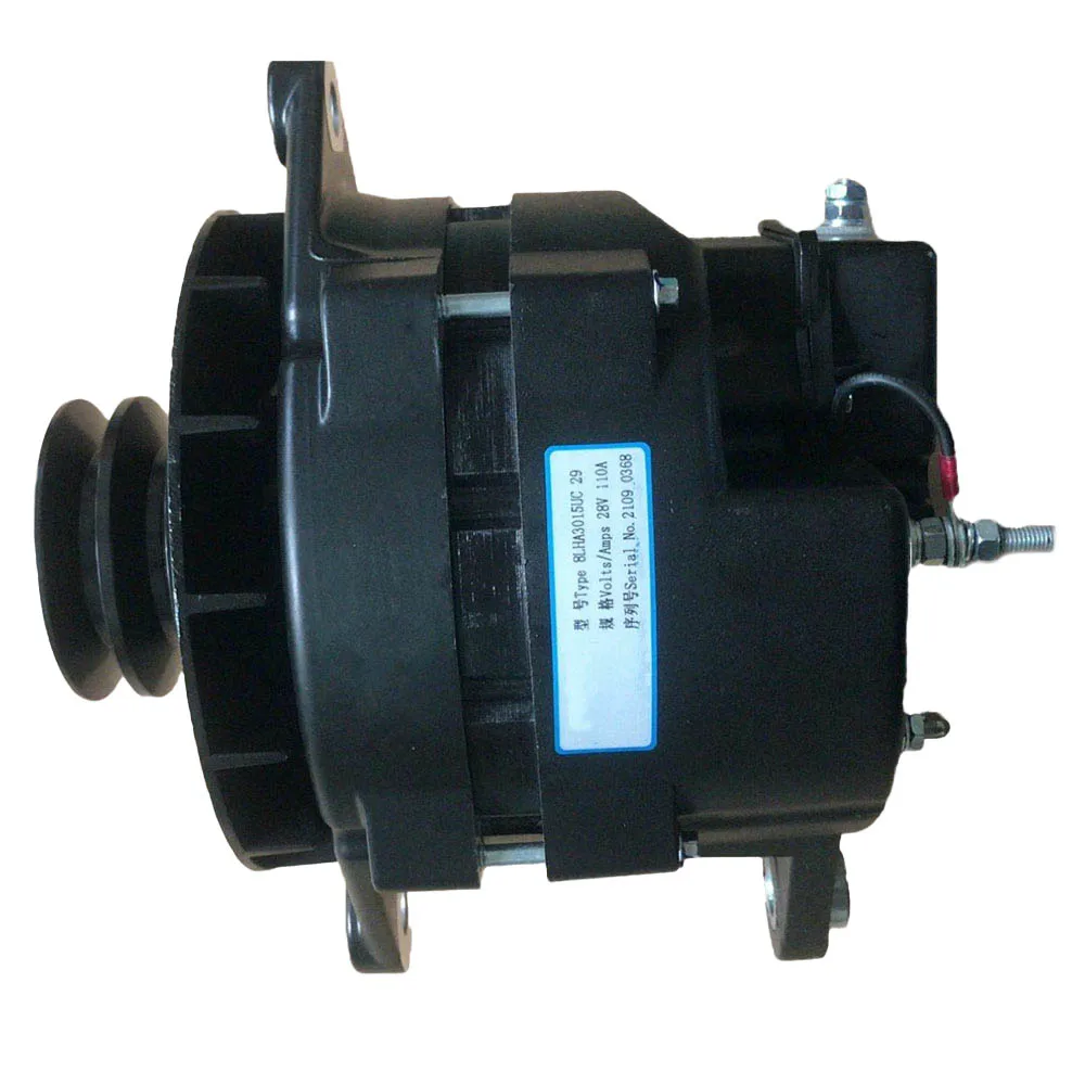 อะไหล่รถบัสคุณภาพสูง SXLL ใหม่เอี่ยม ไดชาร์จ 28V 110A อะไหล่เครื่องยนต์ HL75-78 อะไหล่เครื่องยนต์ 8LHA3015UC ชุดประกอบเครื่องกำเนิดไฟฟ้า คุณภาพดี ใช้งานได้ดี