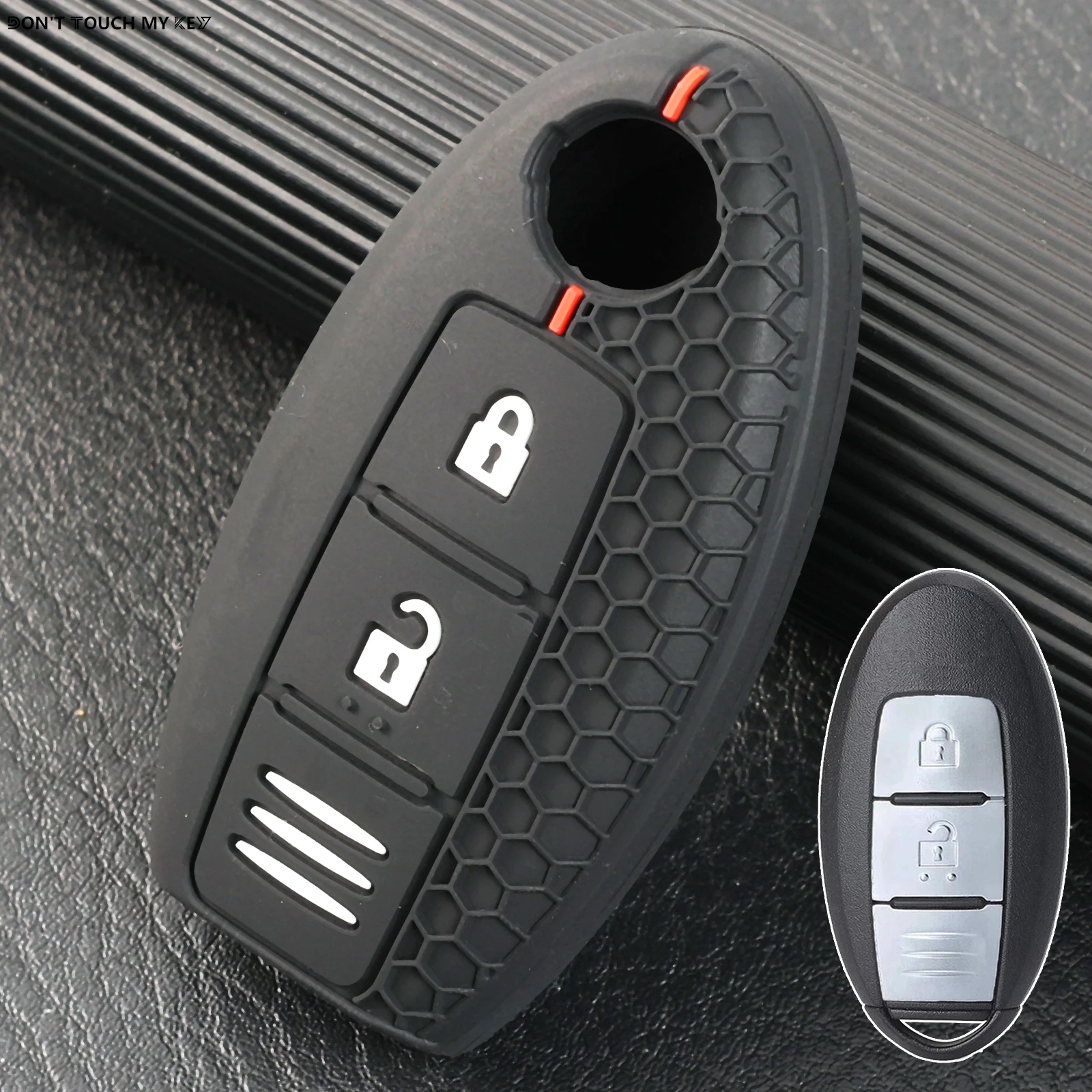 3 Button Remote Key Fob Case Cover Holder Silicone For Nissan Pulsar March 370Z Micra Juke F15 Note Tiida Leaf Cube 2014 2015