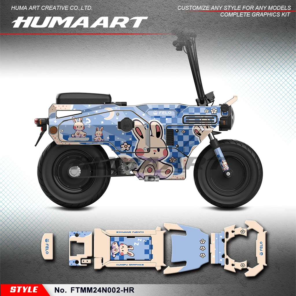 

JY RACING Personalized Graphics Sheet Laminated Decals for FELO M1 M1-NX MM FELOTOO, Protector, FTMM24N002-HR