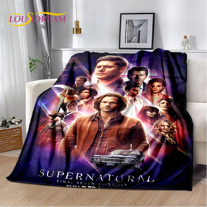 Supernatural Series 3D Soft Plush Blanket,Flannel Blanket Throw Blanket for Bed Living Room Bedroom Sofa Yoga Office Cover Gift