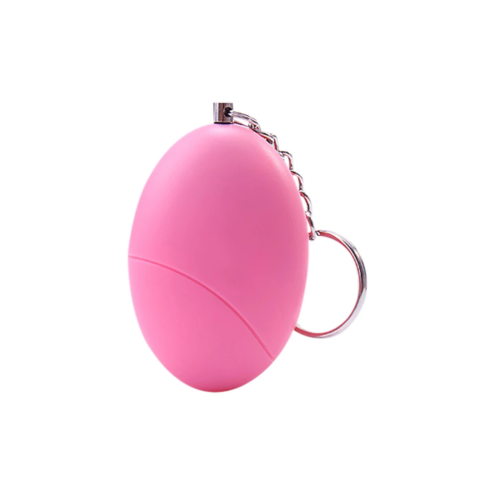 100dB Self Defense Alarm Security Protect Alert Personal Safety Scream Loud Egg Shape Keychain Emergency Alarm For Child Elder