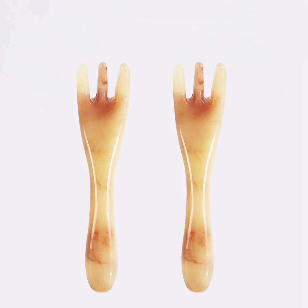 

Jade Comb Portable Massage Board Handmade Top Glass Jade Smooth Comfortable Grip Fatigue Relief Travel Friendly Facial Puffiness