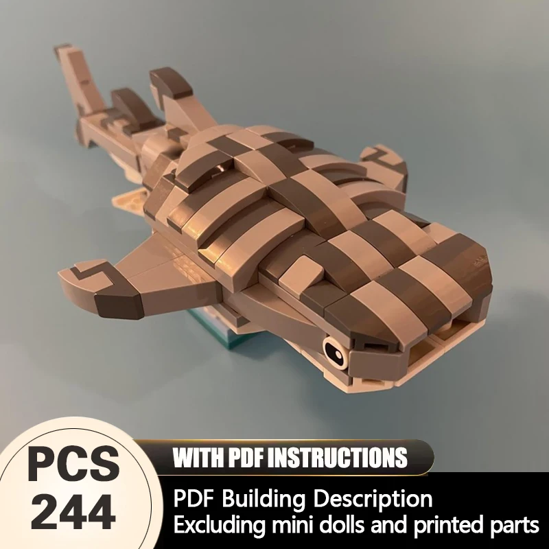 

Creators Animal Series Model MOC Building Bricks Stingray Modular Technology Gifts Holiday Assemble Children Toys Suit