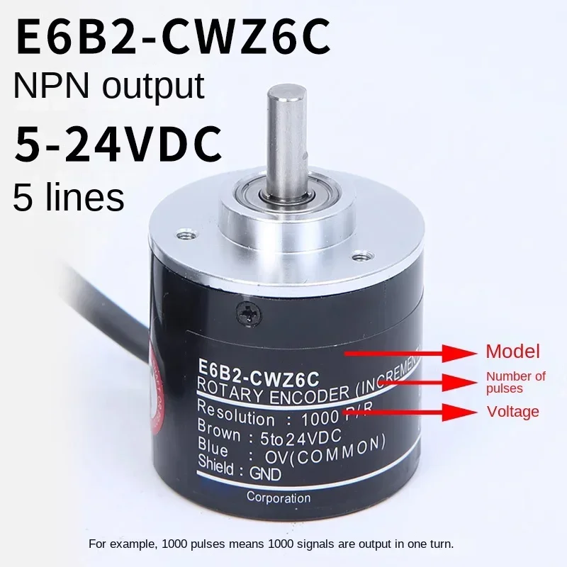 Encoder E6B2-CWZ6C Optical Rotary Incremental CWZ5B/CWZ1X/CWZ3E