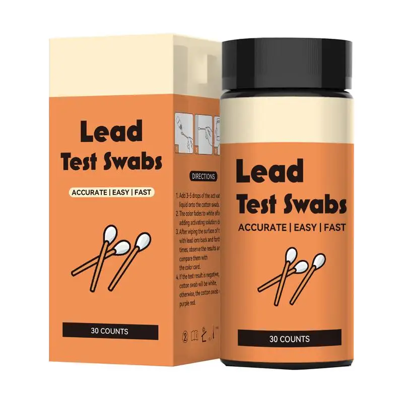 

Lead Based Paint Test Kit 30pcs Instant Lead Test Kits for Rapid Results Results in 30 Seconds Instant Lead Test for Painted