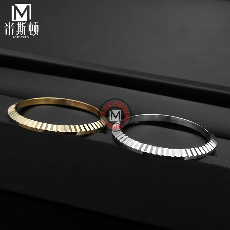 316L steel for Rolex Datejust 41 diameter 36mm bezel steel teeth steel ring NH35 36 movement set watch case strap accessories