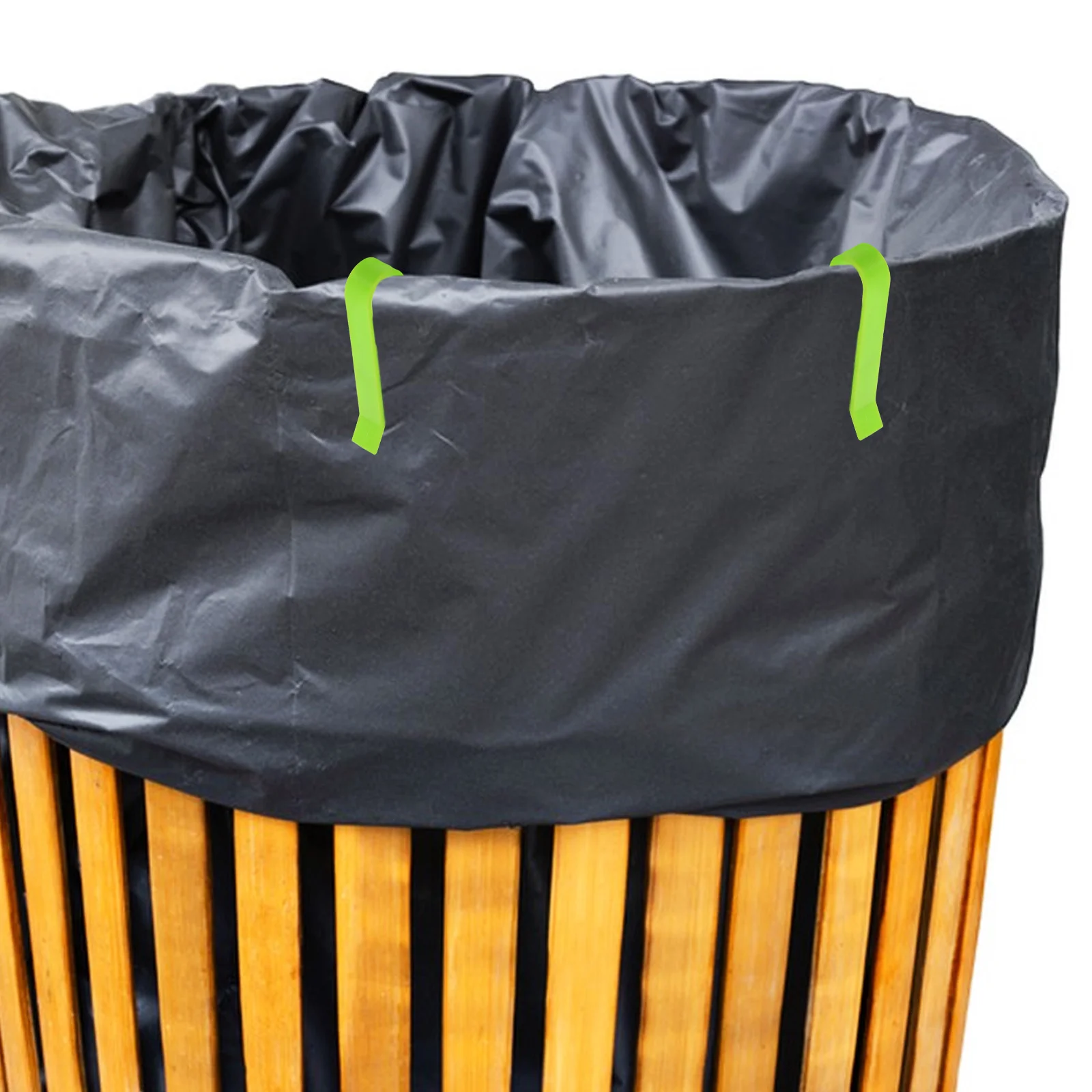 

10Pcs Garbage Bag Clips Plastic Trash Can Clamps Kitchen Waste Basket Bag Fasteners Home Office Garbage Bin Clip