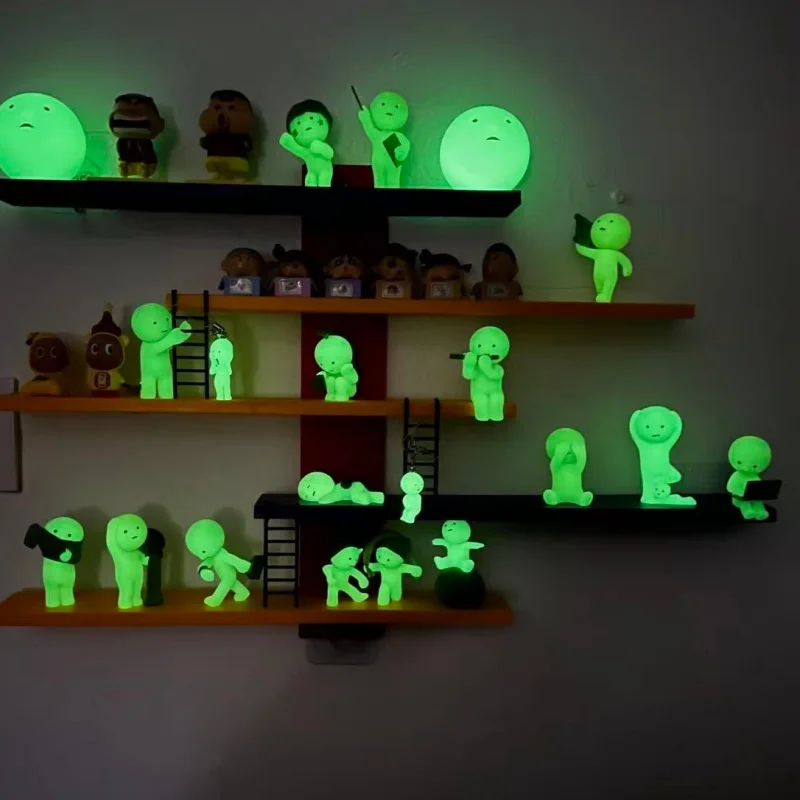 

Mini Noctilucent Series Mystery Box Cute Mini Figure Doll 1pcs 2pcs 4pcs 6pcs Blind Box Decoration Desktop Kid Gifts