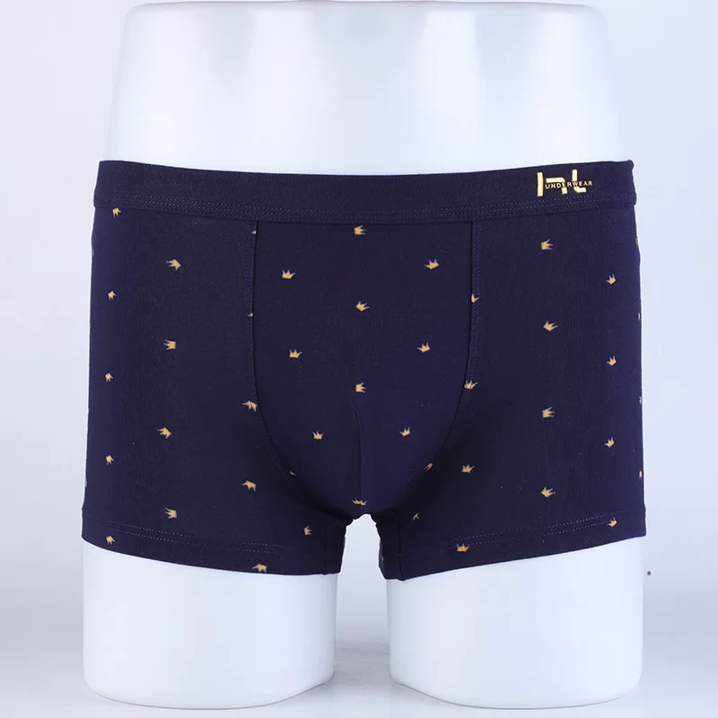 HuiLu Cotton Men's Underwear Boxers, 4pcs Multipack