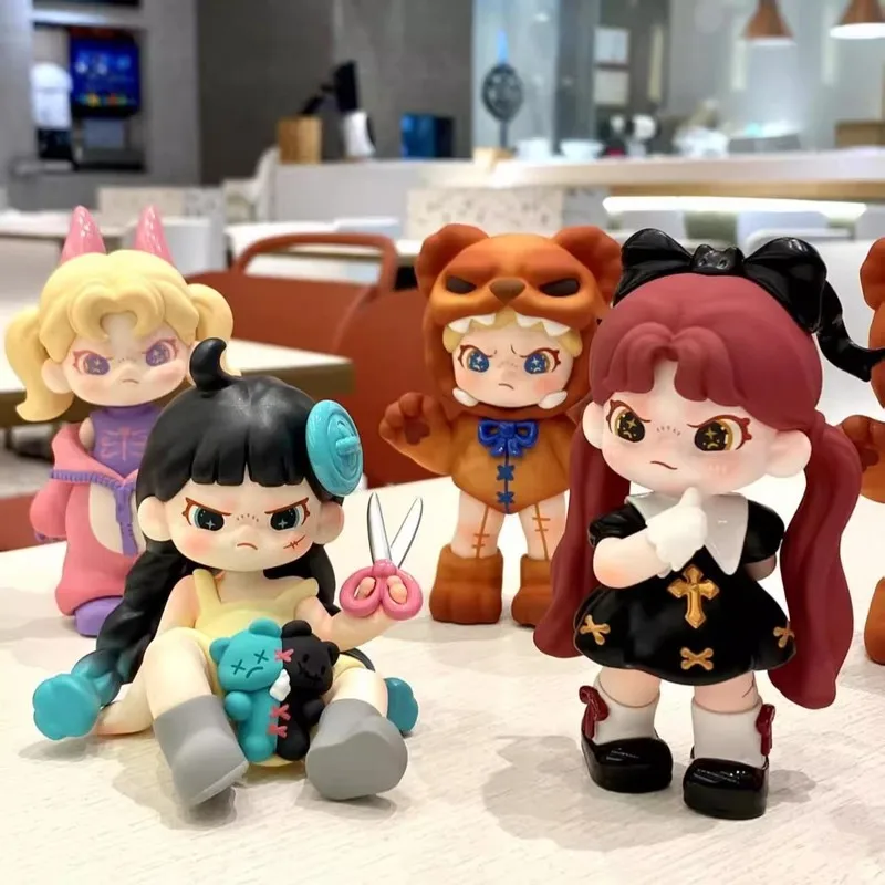 New Blind Box Genuine Dora 6 Generation Ideal World Series Anime Cute Action Figure Surprise Guess Mystery Box Birthday Toy Gift - view 4