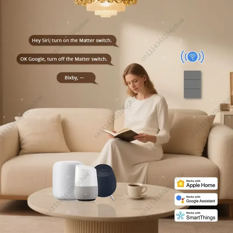 EE Over Wifi Smart Switch Aluminum Alloy Material Compatible HomeKit Google Home SmartThings Metal Smart