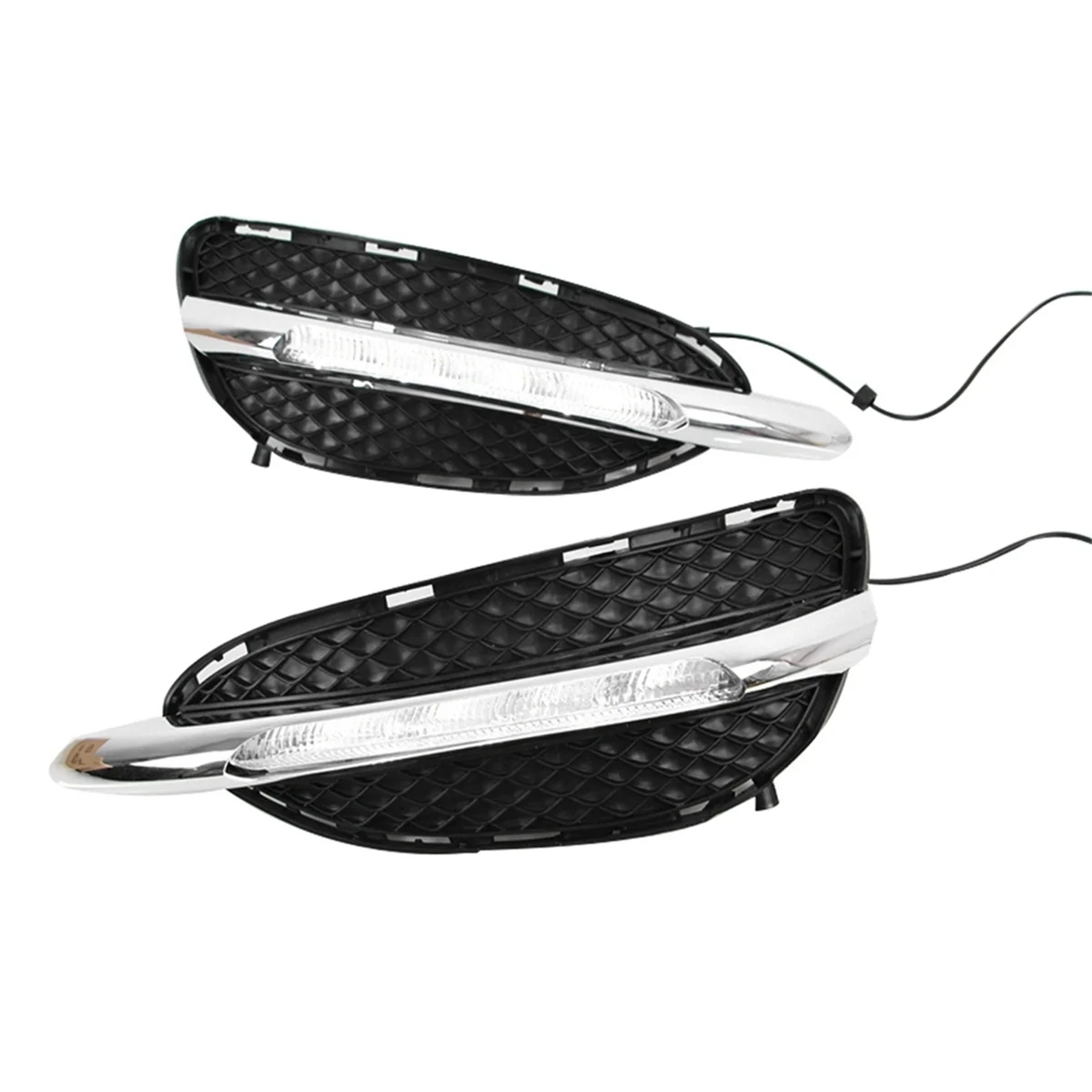 زوج واحد من مصابيح النهار عالية الجودة لسيارة Mercedes-Benz E-Class W212 (E180, E200, E260, 2014-2015) -T45C