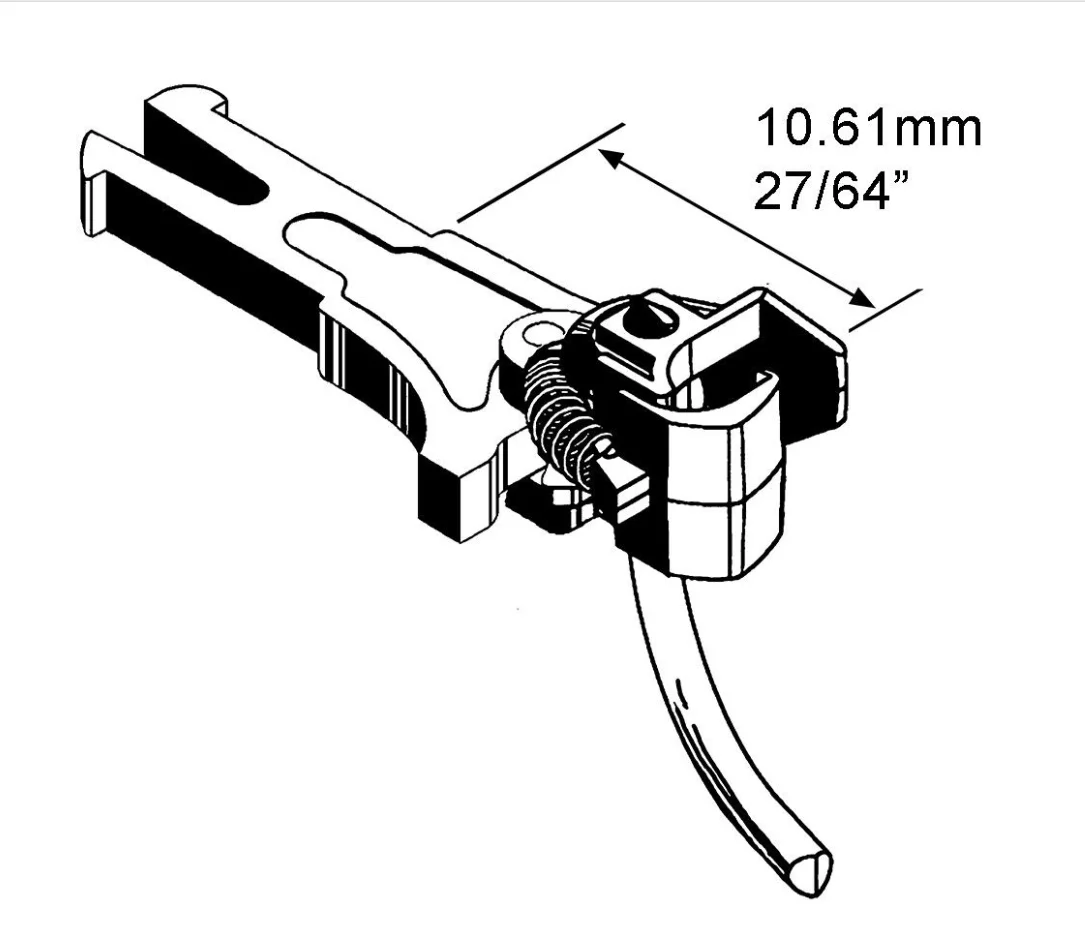 6 Pairs HO Scale 1:87 NEM 362 European-Style Couplers - Long (10.67mm , .420 inch , 27/64\