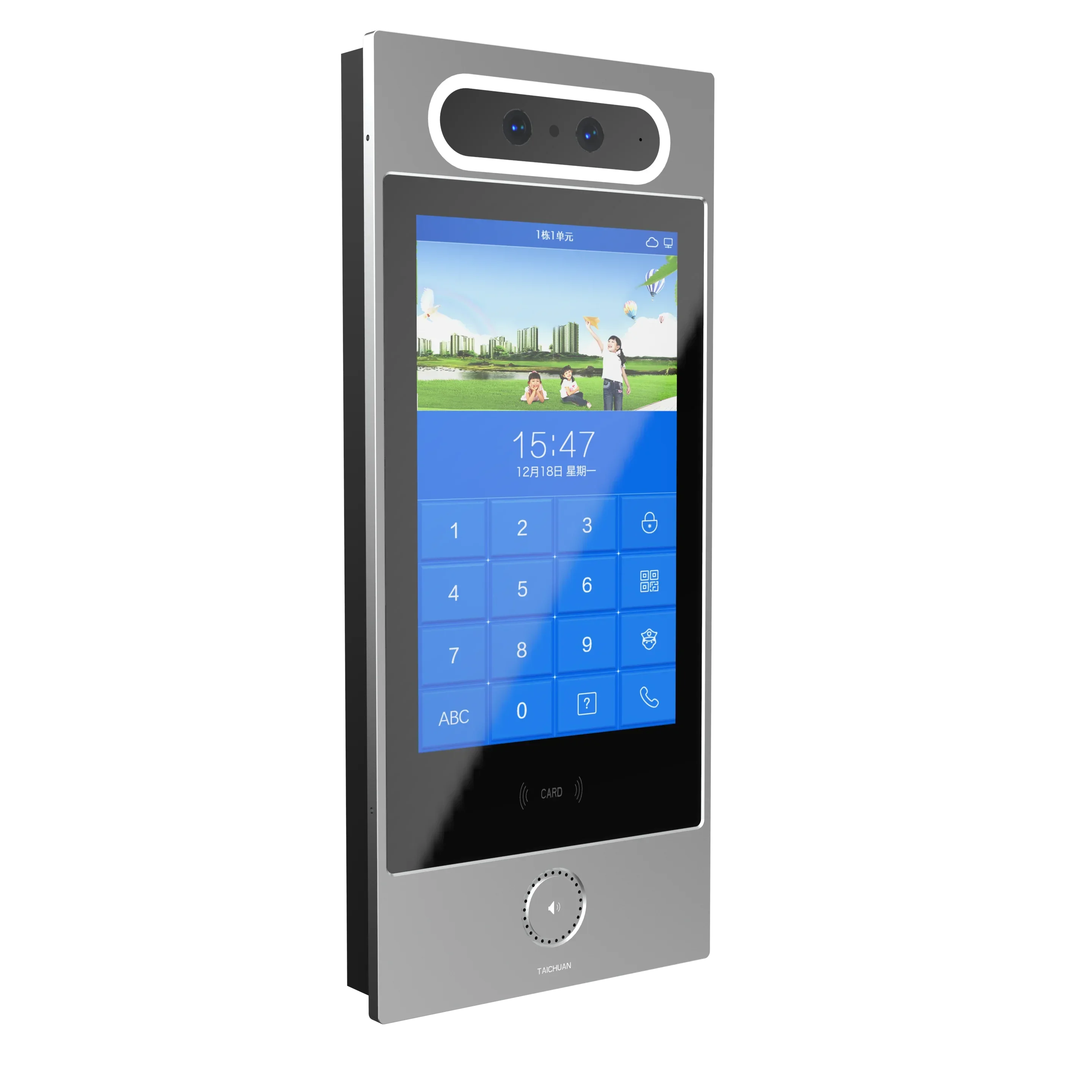 

Поддержка настройки, оптовая продажа с фабрики, 10-дюймовый IP-видеодомофон, входная система безопасности Android, умная квартира, домофон OEM и ODM