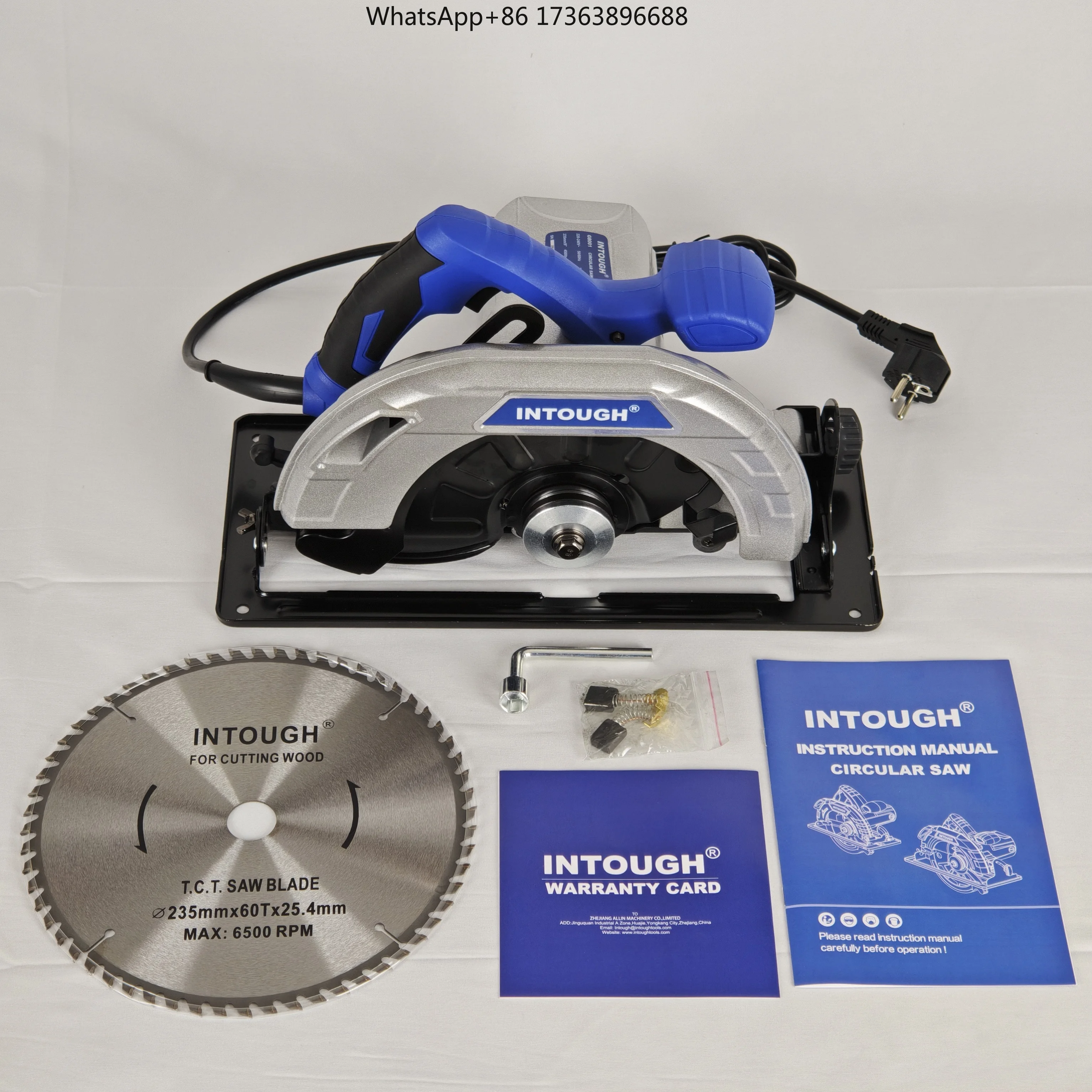 INTOUGH 2400W 235mm 9 Inch Hot Selling Professional Heavy Duty Wood Working Electric Circular Saw