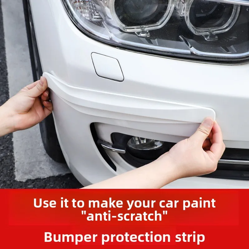 

Car front and rear bumpers front lip door body anti-scratch scratch scratch widening protective tape anti-collision sticker