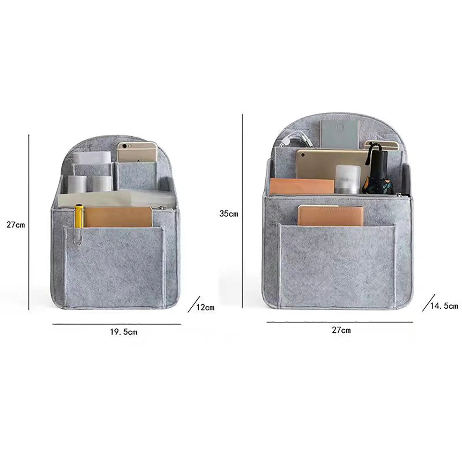 กระเป๋าเป้สะพายหลังแต่งหน้า ออแกไนเซอร์ กระเป๋าใส่เครื่องสำอาง กระเป๋าใส่เครื่องสำอาง เหมาะสำหรับผู้หญิงต่างๆ กระเป๋าเป้สะพายหลังสำหรับตกแต่งภายในกระเป๋าเดินทาง กระเป๋าแบบพกพา