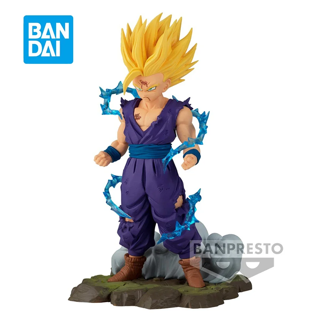 

IN Stock Bandai Dragon Ball Z History Box Vol.10 Son Gohan SSJ2 Original Anime Figure Pvc Model Collectible Toys 12Cm