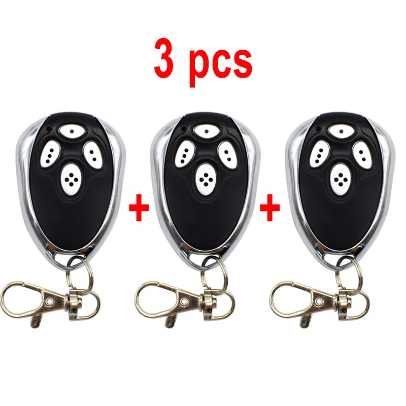 3pcs Alutech Garage Door Gate Keyfob Gate Controller 4CH  433.92MHz AT-4 AR-1-500 Alutech AN-Motors AT4 ASG1000 ASG600