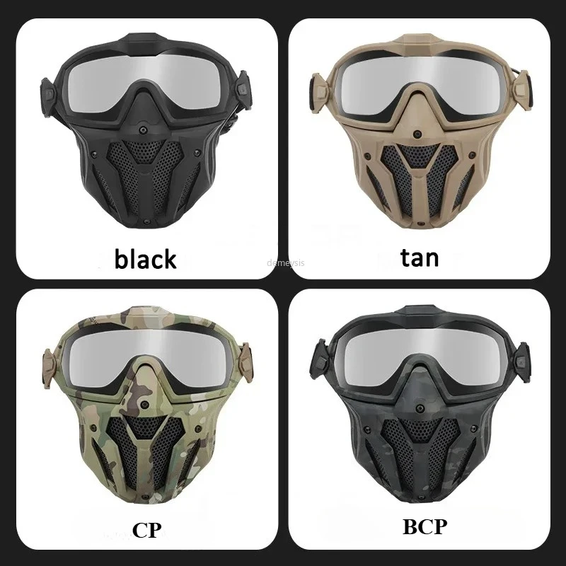 Máscara Airsoft con gafas desmontables y sistema antiniebla - imagen 3