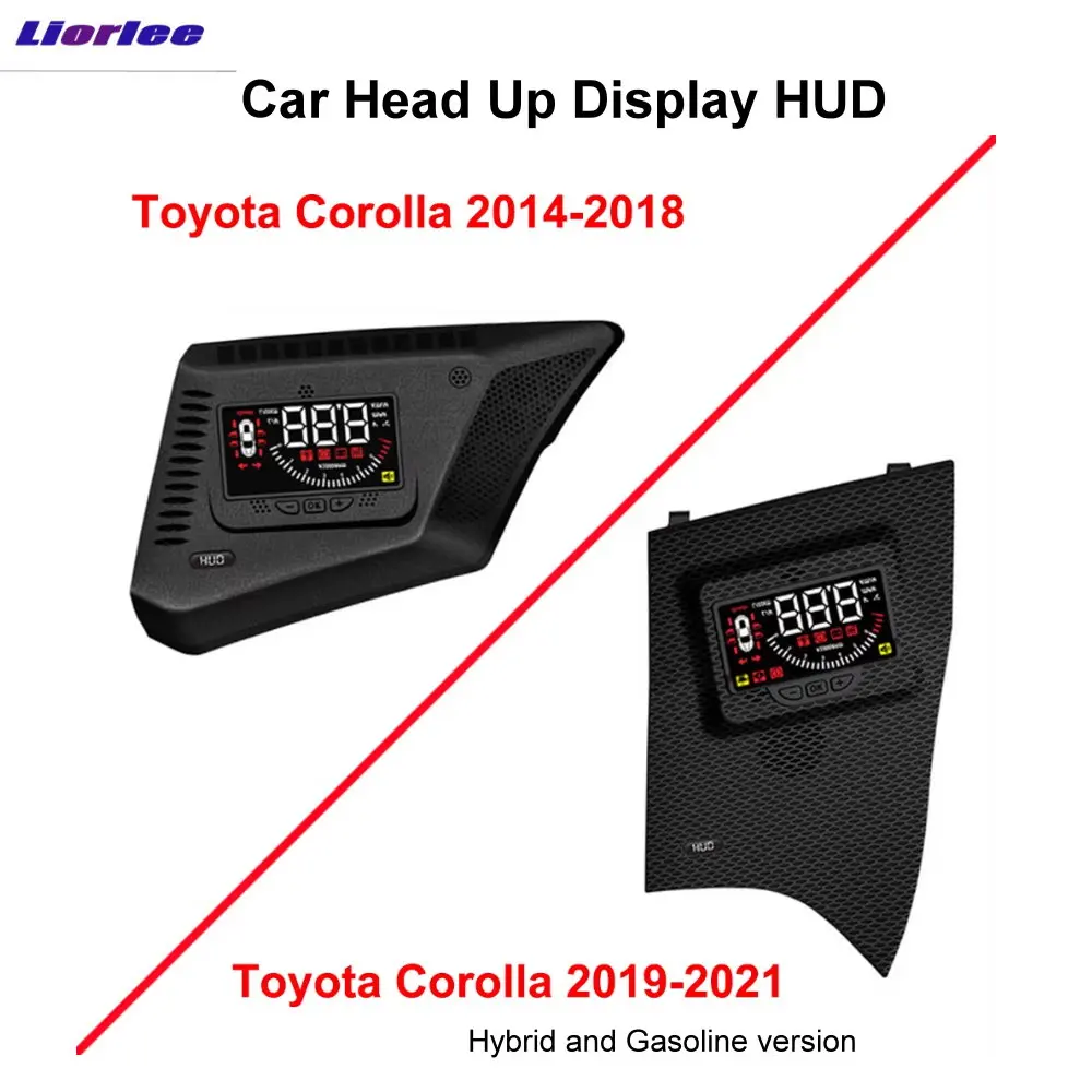 For Toyota Corolla E170/E180/E210 2014-2025 Car Head Up Display Auto HUD HD LCD Projection Digital Windshield Projector
