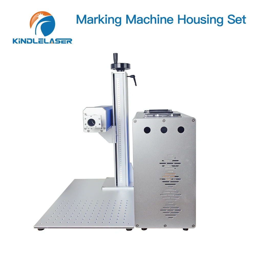 

Kindlelaser Marking Machine Casing Durable Anodized Aluminum Shell Laser Engraver Machine Housing Set for Fiber CO2 Laser